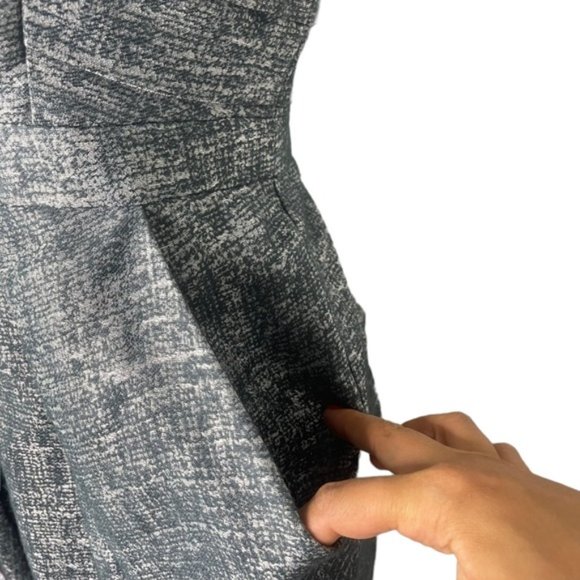 NWT BCBGeneration Teal Silver Combo Cocktail Mini Dress Women's Size 0 - Picture 8 of 8